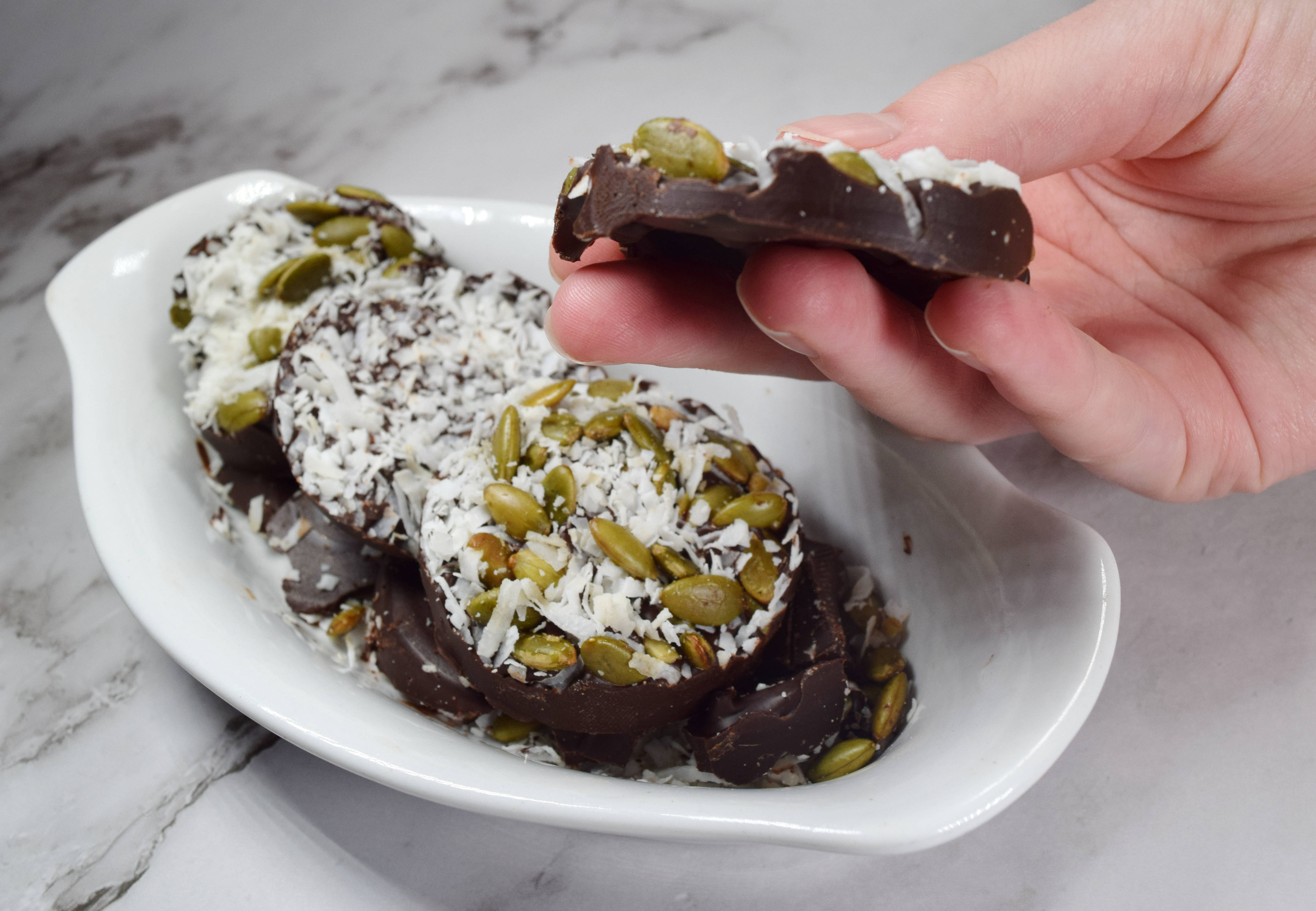 glutenfree pumpkin seeds chocolate