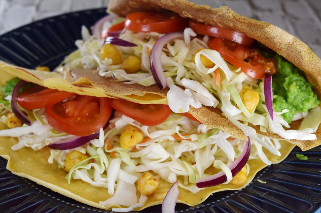 Quick, Stuffed Vegan Socca Recipe for&nbsp;Veganuary