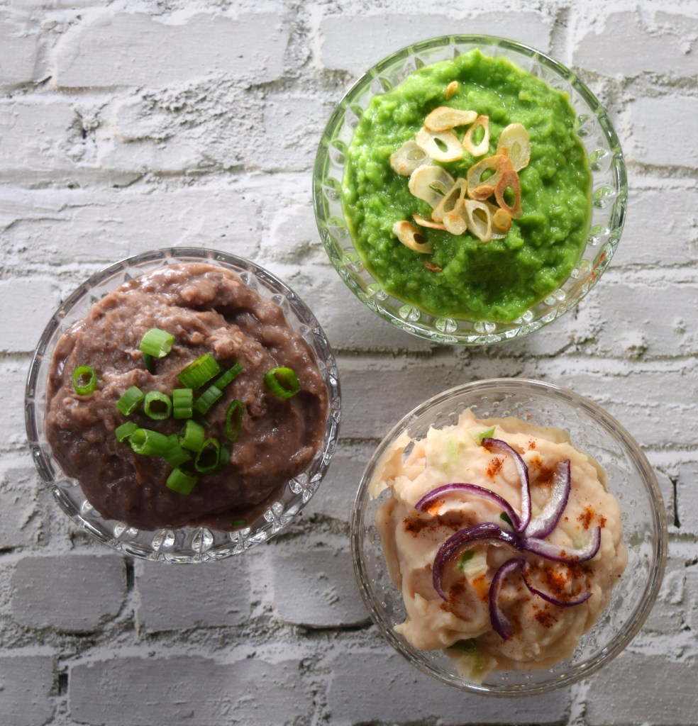 vegan dips, white bean, green pea. noglutencreations.com